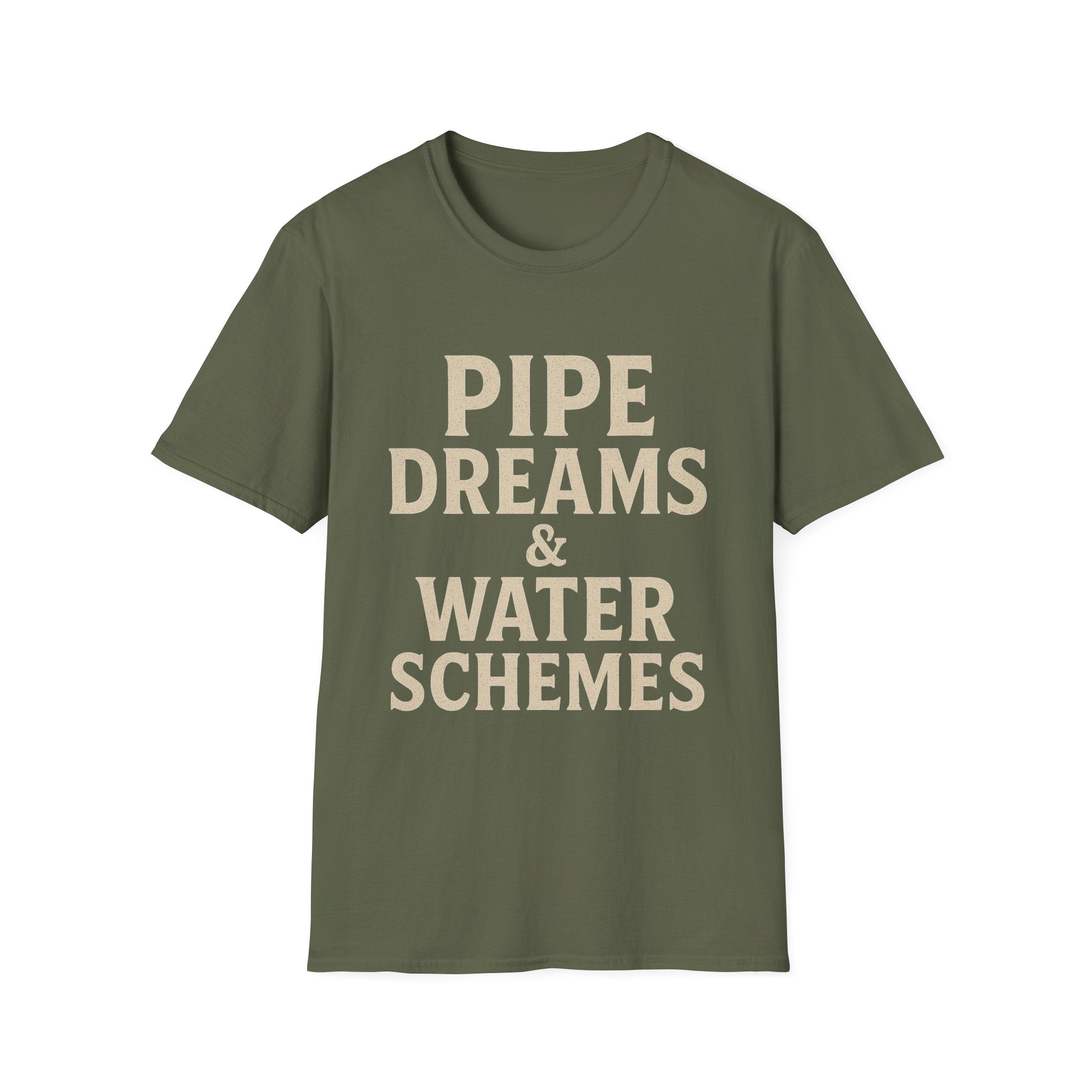 Pipe Dreams & Water Schemes | Plumber T-Shirt
