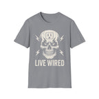 Live Wired Skull T-Shirt
